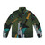 Royce Bracket Stained Glass Puffer Jacket featuring Transistor game artwork