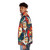 Colorful Royals Painted Puffer Jacket - men side left