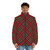 Royal Stewart tartan plaid puffer jacket with Scottish highland inspired design - men front