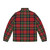 Royal Stewart Scottish tartan plaid puffer jacket - Back
