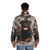 Rottweiler Metzgerhund digital art puffer jacket with a cool design for working dog enthusiasts - men back