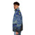 A puffer jacket featuring the iconic painting The Starry Night by Vincent Van Gogh - men side left