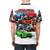 Custom all-over print t-shirt featuring Holden Commodore design - men back