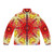 Rose Star Of The Eighth Ray Puffer Jacket with spiritual and transcendent design