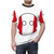 Stylized illustration of the Peruvian flag and national symbols on a t-shirt - men front