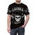 Graphic T-Shirt with La Coka Nostra and Pop Culture Motifs - men front