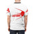 Vintage-inspired Sputnik spacecraft graphic on a high-quality t-shirt - men back