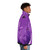 Yuno Gasai Mirai Nikki Future Diary anime-inspired puffer jacket - men side right