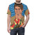 Stefon, the iconic Saturday Night Live character, featured in a stylized pop art design on a t-shirt - men front