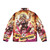 Borderlands Puffer Jacket featuring Tiny Tina's "Roll for Initiative" quote - Back