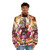 Borderlands Puffer Jacket featuring Tiny Tina's "Roll for Initiative" quote - men front