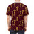 Stylish cross mosaic pattern design on a comfortable t-shirt - men back