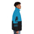 Rogue Trooper 2000AD inspired puffer jacket with stylish and cool dystopian design - men side right