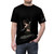 Adventure-inspired graphic tee featuring Lara Croft-style silhouette and tomb raider-themed design - men front