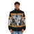 Future-inspired puffer jacket with urban Atlanta design - men front