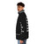 Supermodel puffer jacket with RuPaul-inspired design - men side left