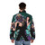 Retro Robby the Robot and Bettie Page inspired puffer jacket - men back