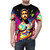 Artistic pop art portrait of actor Ryan Gosling on a high-quality t-shirt - men front