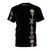 Minimalist alien rune graphic design on a t-shirt for space elf enthusiasts