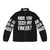 Funny puffer jacket with amputee missing finger graphic