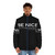 Vintage Road House "Be Nice" Puffer Jacket featuring Patrick Swayze - men front