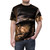 Retro cowboy silhouette illustration on a t-shirt - men front