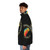 Puffer jacket with "Fully Automated Luxury Gay Space Communism" design - men side left