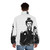 Yojimbo Puffer Jacket featuring a classic samurai-inspired portrait - men back