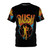 Rush band AOP t-shirt featuring the Starman logo and tribute design