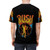 Rush band AOP t-shirt featuring the Starman logo and tribute design - men back