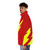 Lightning bolt puffer jacket with superhero-inspired design - men side left