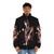 Colorful puffer jacket featuring a tribute design for the Canadian band The Sadies - men front