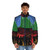 Yellow Brick Road Puffer Jacket featuring iconic Wizard of Oz elements - men front