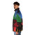 Yellow Brick Road Puffer Jacket featuring iconic Wizard of Oz elements - men side left