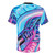 Creepy cute pastel alien acrylic painting design on a t-shirt - Back