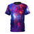 Cosmic Composite T-shirt featuring a vibrant space and galaxy design