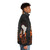 Ricky Spanish Puffer Jacket from the popular animated series American Dad - men side right