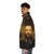 Ricky Gervais Replaceface Puffer Jacket featuring a digitally altered portrait - men side left