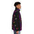 Frogger Puffer Jacket - Retro Gaming Inspired Outerwear - men side right