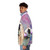 Frisbee Doge puffer jacket featuring a cute dog design - men side left