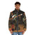 Rick James inspired puffer jacket with retro funk and pop design - men front