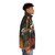 Rick James inspired puffer jacket with retro funk and pop design - men side right