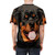 Rottweiler digital art design printed on a high-quality t-shirt - men back