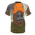 Trippy and sassy sasquatch illustration on a high-quality t-shirt for Big Lez Show fans - Back