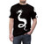 A high-quality AOP t-shirt featuring an epic, legendary dragon silhouette design. - men front