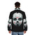 Friday the 13th-inspired puffer jacket with Jason Voorhees illustration - men back