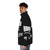 Xylophone-themed puffer jacket for music enthusiasts and hobbyists - men side left