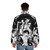 Xxx Holic puffer jacket featuring iconic anime characters and designs - men back