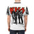 Vintage-inspired Kiss rock band logo graphic t-shirt - men back