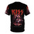 Kiss band inspired t-shirt featuring fan art design - Back